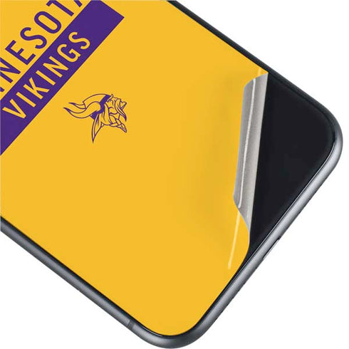 NFL Minnesota Vikings Yellow Performance Series iPhone 11 Skin